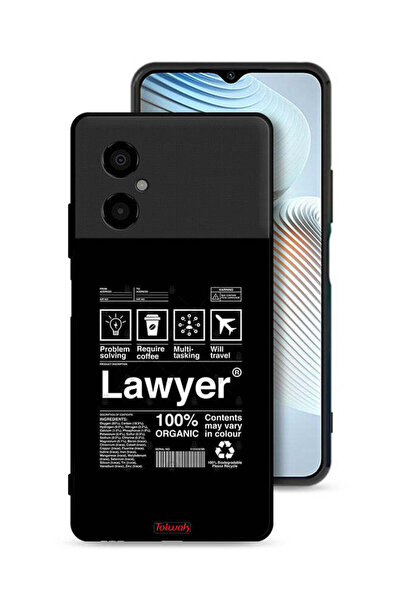 Tolwak غطاء حماية لهاتف Xiaomi Poco M4 5G بملصق محامٍ