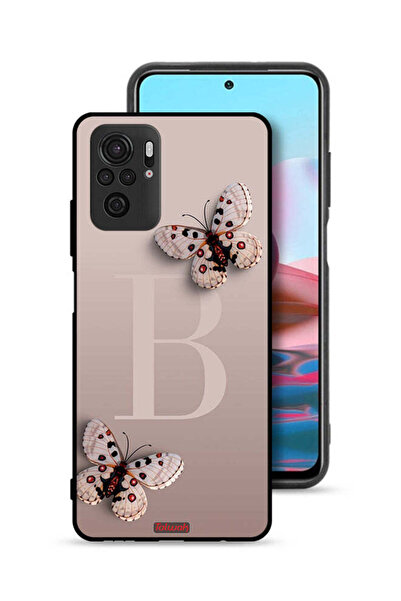 Tolwak Xiaomi Redmi Note 10 4G Protective Case Cover B Butterflies