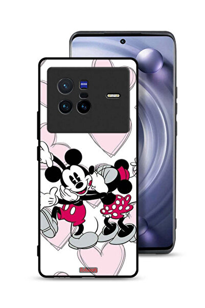 Tolwak غطاء حماية لهاتف Vivo X80 بتصميم ميكي ماوس