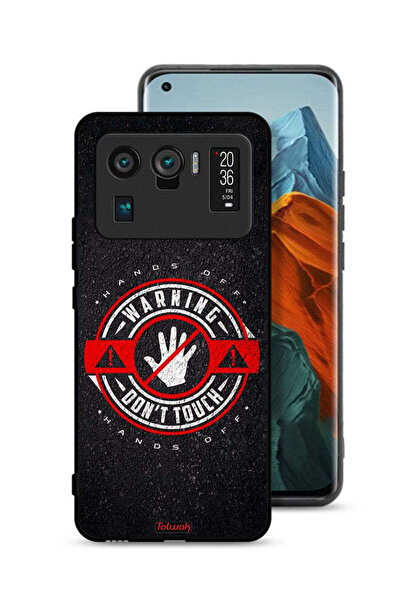 Tolwak Xiaomi Mi 11 Ultra Protective Case Cover Warning Do Not Touch