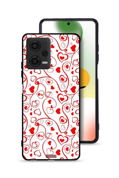Tolwak غطاء حماية لهاتف Xiaomi Poco X5 بنقشة قلوب