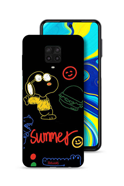 Tolwak غطاء حماية لهاتف شاومي ريدمي نوت 9 برو، ملصق صيفي