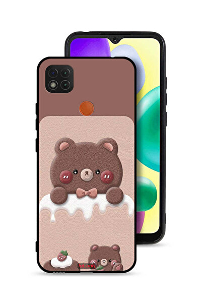 Tolwak غطاء حماية لهاتف شاومي ريدمي 10A - دب الفراولة