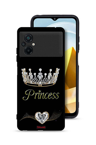 Tolwak غطاء حماية لهاتف Xiaomi Poco M5 4G بتصميم الأميرة