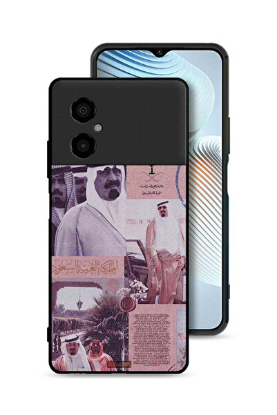 Tolwak غطاء حماية لهاتف شاومي بوكو M4 5G، ملصق الملك عبد الله العتيق