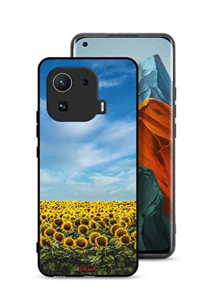 Tolwak غطاء حماية لهاتف شاومي مي 11 برو بطبعة عباد الشمس تحت السماء