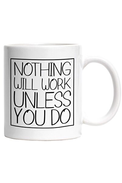 INOVATIX Cana alba personalizata, ul in engleza Nimic nu va functiona daca nu...