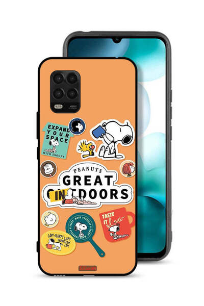 Tolwak غطاء حماية لهاتف شاومي مي 10 لايت 5G، ملصقات الفول السوداني