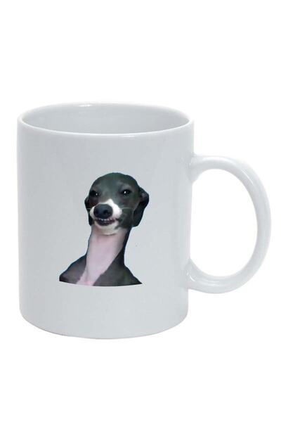 INOVATIX Cana alba personalizata, Caine, alb, D177, INOVATIX®. 330ml