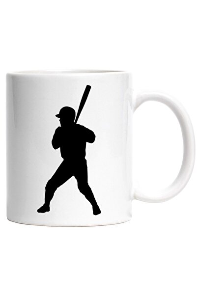 INOVATIX Cana alba personalizata, pentru pasionatii de baseball - sport efort bata, INOVATIX®. 330ml