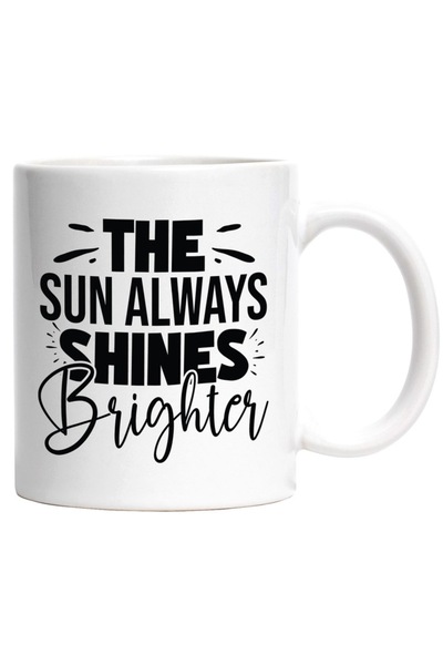 INOVATIX Cana alba personalizata, Soarele straluceste mereu mai tare, INOVATI...