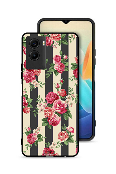 Tolwak غطاء حماية بنقشة ورود لهاتف Vivo Y55s 5G (2021)