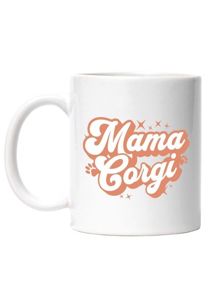 INOVATIX Персонализирана бяла чаша, Корги Мама Куче Семейни Животни, INOVATIX...