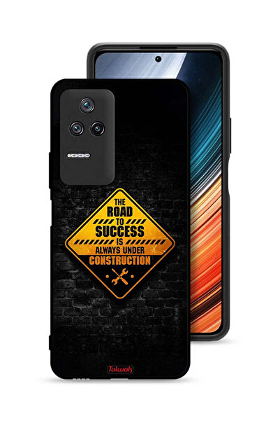 Tolwak جراب حماية لهاتف Xiaomi Poco F4 الطريق إلى النجاح دائمًا قيد الإنشاء