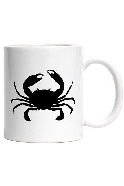 INOVATIX Personalized white mug, a crab - zodiac sign pliers, INOVATIX®. 330ml