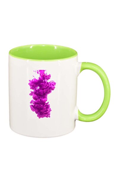 INOVATIX Cana alba personalizata, Colour, interior verde deschis, D274, INOVA...