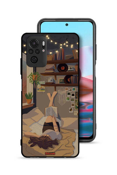 Tolwak Xiaomi Redmi Note 10S Protective Case Cover Studying Art