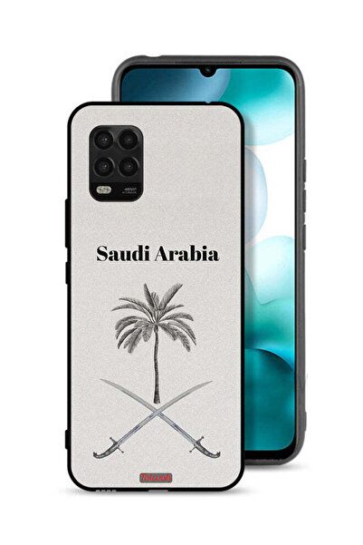 Tolwak غطاء حماية لهاتف شاومي مي 10 لايت 5G، لوحة فنية لعلامة المملكة العربية...