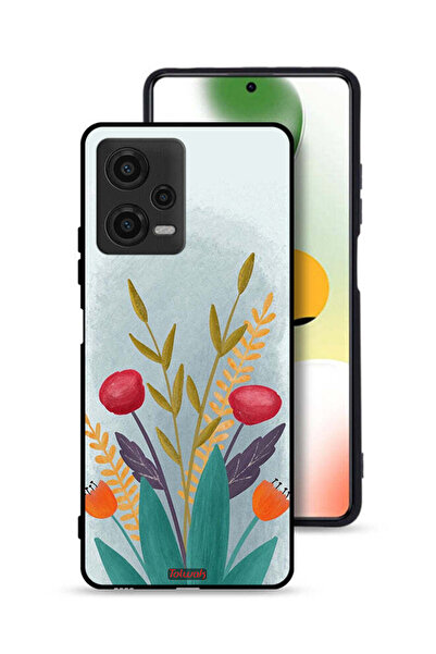 Tolwak غطاء حماية لهاتف Xiaomi Poco X5 برسومات نباتية