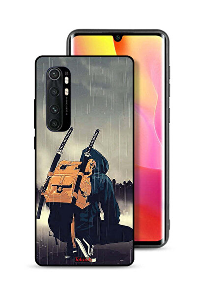 Tolwak غطاء حماية لهاتف شاومي مي نوت 10 لايت بتصميم سيف ساموراي رقمي