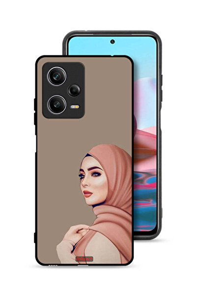 Tolwak غطاء حماية لهاتف شاومي ريدمي نوت 12 برو - فتاة محجبة جميلة