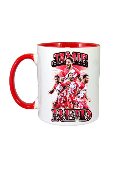 INOVATIX Cana Alba Personalizata, Jamie Reid Player, Maner Si Interior Rosu, ...