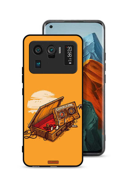 Tolwak غطاء حماية لهاتف شاومي مي 11 ألترا بتصميم شريط كاسيت وفن