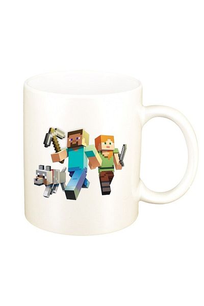 INOVATIX Personalized white mug, Minecraft, D1468, INOVATIX®. 330ml