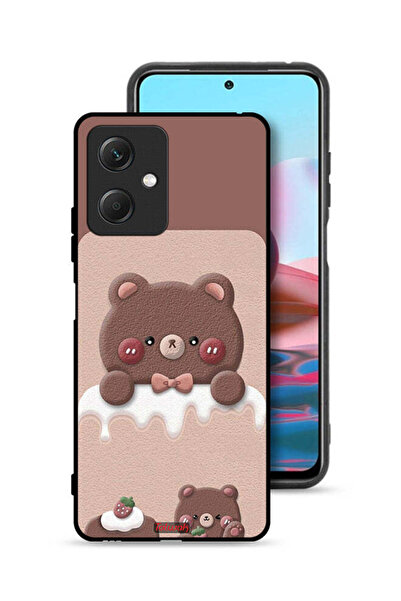 Tolwak غطاء حماية لهاتف شاومي ريدمي نوت 12 - دب الفراولة