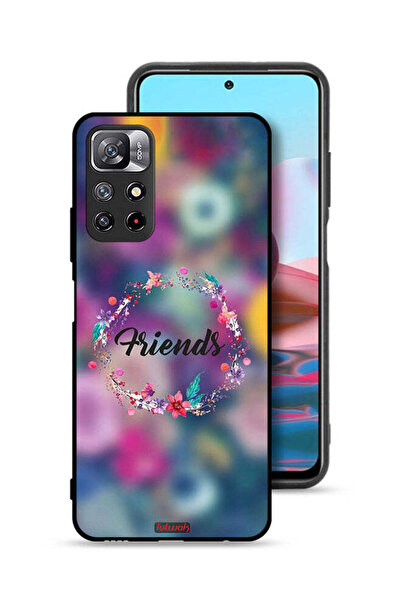 Tolwak غطاء حماية لهاتف شاومي ريدمي نوت 11S بتصميم خاتم أصدقاء الزهور