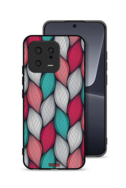 Tolwak غطاء حماية بنقشة ريش لهاتف شاومي 13