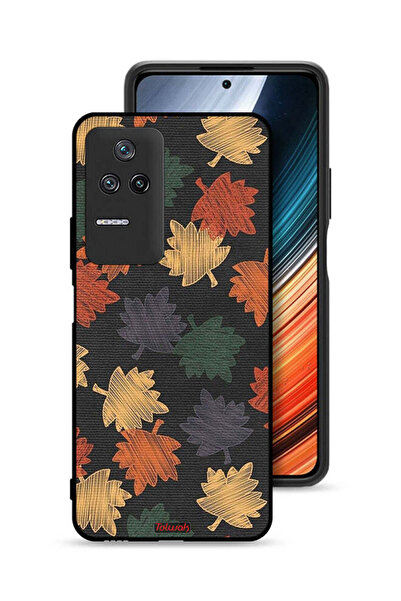 Tolwak غطاء حماية لهاتف شاومي ريدمي K40S برسومات أوراق الخريف