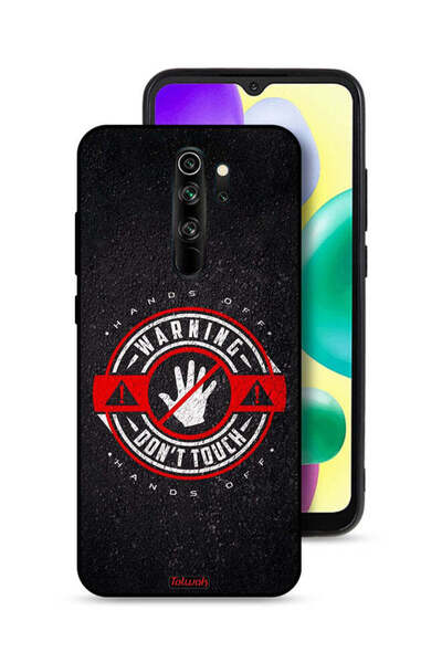 Tolwak Xiaomi Redmi Note 8 Pro Protective Case Cover Warning Do Not Touch