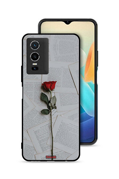 Tolwak غطاء حماية لهاتف Vivo Y76 5G وردي على ورق