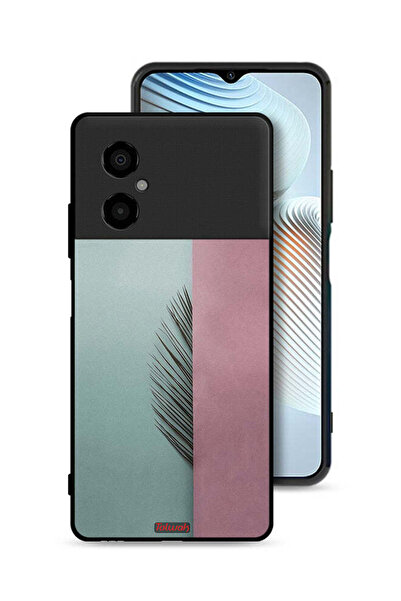 Tolwak غطاء حماية لهاتف Xiaomi Poco M4 5G بنقشة أوراق نصفية