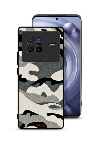 Tolwak غطاء حماية مموه لهاتف Vivo X80