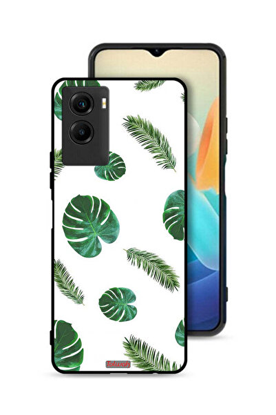 Tolwak غطاء حماية لهاتف Vivo Y55s 5G (2021) بنقشة ريش فنية