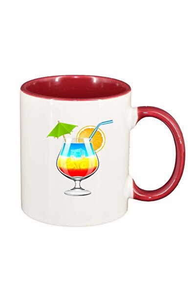 INOVATIX Cana alba personalizata, Cocktail, interior rosu, D413, INOVATIX®. 3...