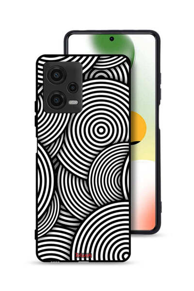 Tolwak غطاء حماية لهاتف Xiaomi Poco X5 بنمط دوائر وهمية