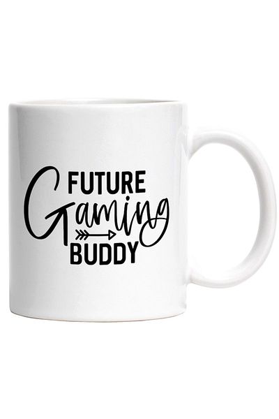 INOVATIX Personalized white mug, for a future online video game buddy, INOVATIX®. 330ml