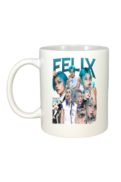 INOVATIX Cana Alba Personalizata, Formatia/trupa Felix, Maner Si Interior Alb, ®. 330ml