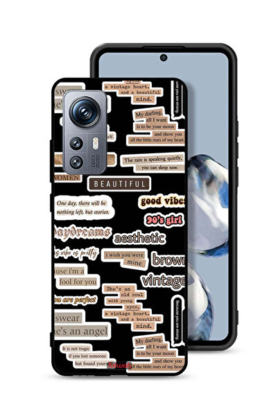 Tolwak غطاء حماية لهاتف Xiaomi 12S بملصقات اقتباسات جميلة