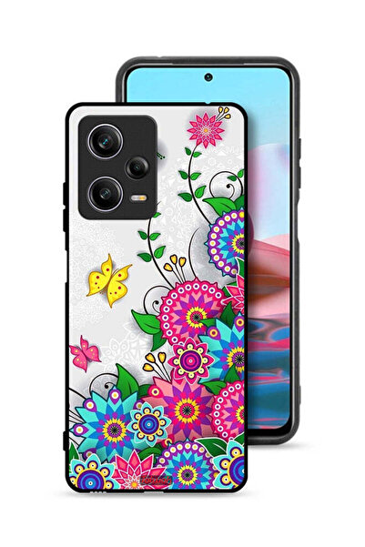 Tolwak غطاء حماية لهاتف شاومي ريدمي نوت 12 برو، زهور ماندالا