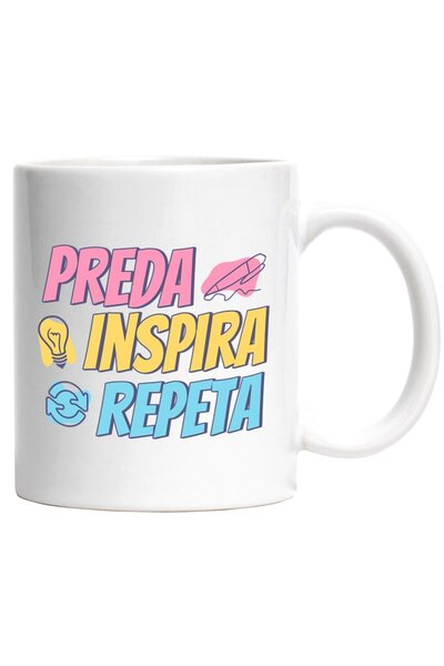 INOVATIX Εξατομικευμένη λευκή κούπα, teach inspire repeat teachers education ...