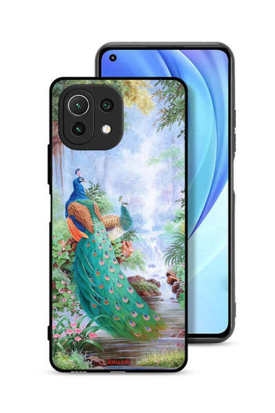 Tolwak غطاء حماية لهاتف شاومي مي 11 لايت بتصميم الطاووس