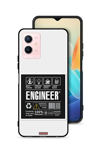 Tolwak غطاء حماية لهاتف Vivo Y33s 5G، ملصق المهندس