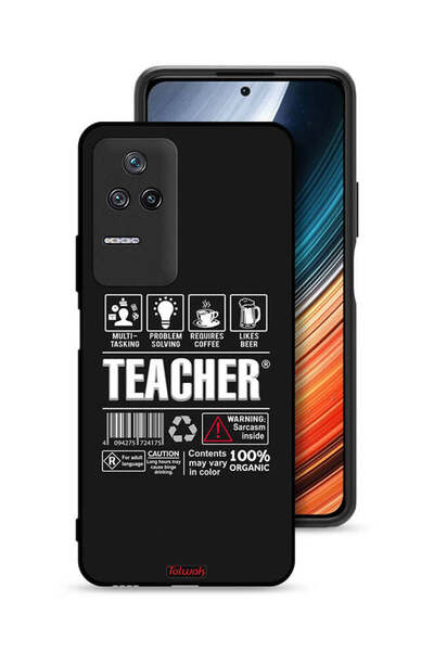 Tolwak غطاء حماية لهاتف Xiaomi Poco F4 - ملصق المعلم