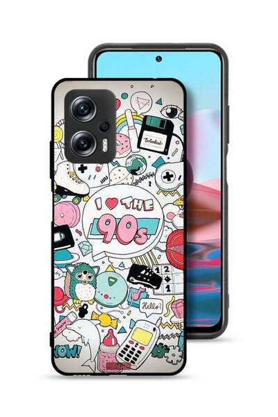 Tolwak غطاء حماية لهاتف Xiaomi Poco X4 GT - أحب التسعينيات