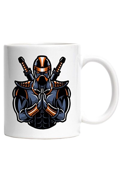 INOVATIX Cana alba personalizata, Ninja, Sabie, Luptator, Armura, INOVATIX®. 330ml