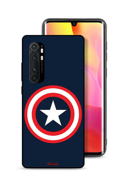 Tolwak غطاء حماية لهاتف شاومي مي نوت 10 لايت - كابتن أمريكا